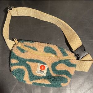 Parks Project Crossbody Patterned Fleece Belt Bag